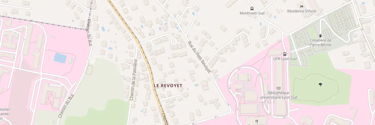 Plan du 68 Rue du Petit Revoyet à Oullins-Pierre-Bénite