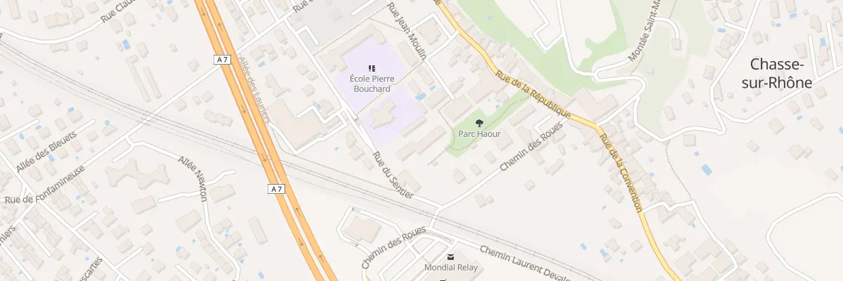 Plan du 213 Rue du Sentier à Chasse-sur-Rhône