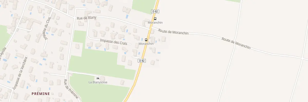Plan du 796 Rte de Macon à Laizé