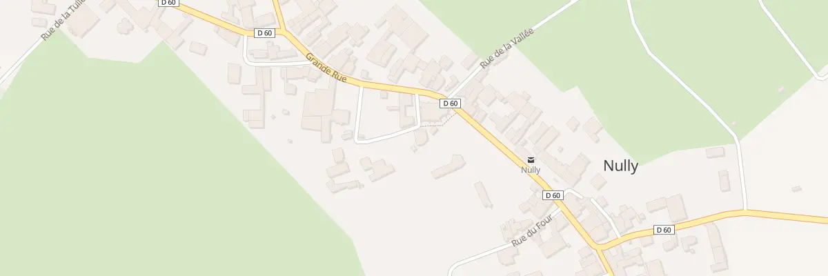 Plan du 1 Rue de l’Eglise à Nully