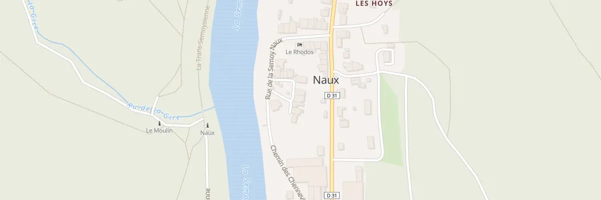 Plan du 24 Rue de la Semoy - Naux à Thilay