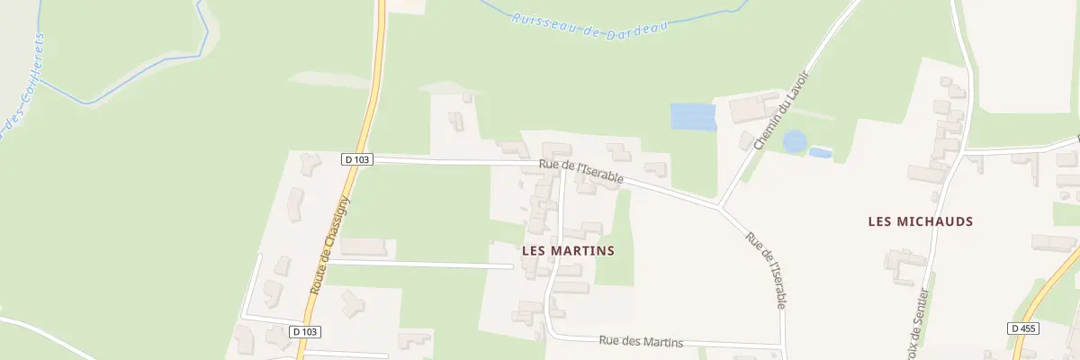 Plan du 5063 Les Martins à Péronne