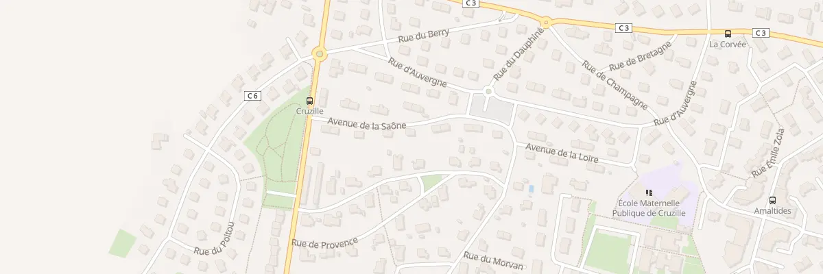 Plan du 9 Av de la Saône à Châtenoy-le-Royal