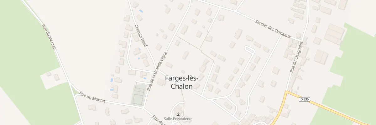 Plan du 3 Rue du Champ du Bourg à Farges-lès-Chalon