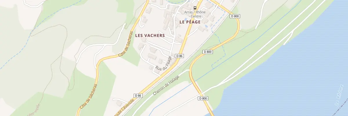 Plan du 5076 Le Peage à Arras-sur-Rhône