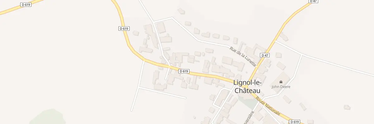 Plan du 10 Rte Nationale 19 à Lignol-le-Château