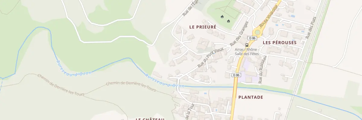 Plan du 5160 Le Prieure à Arras-sur-Rhône