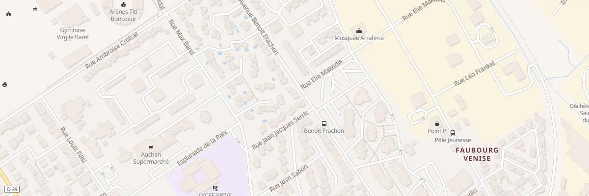 Plan du 9 Av Benoit Frachon à Port-Saint-Louis-du-Rhône
