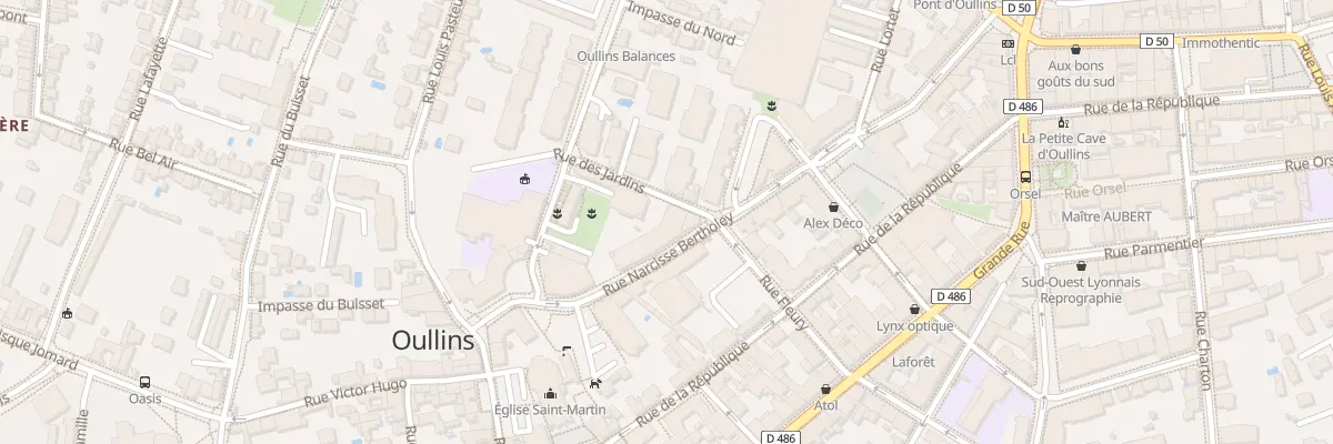 Plan du 34 Rue Narcisse Bertholey à Oullins-Pierre-Bénite