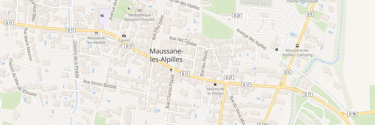 Plan du 4 Rue Paul Revoil à Maussane-les-Alpilles