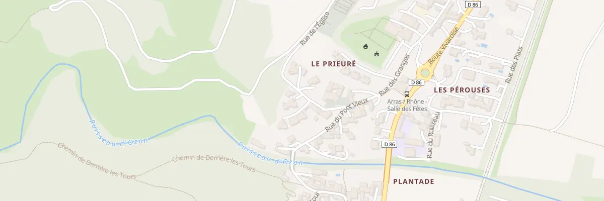 Plan du 5160 Le Prieure à Arras-sur-Rhône