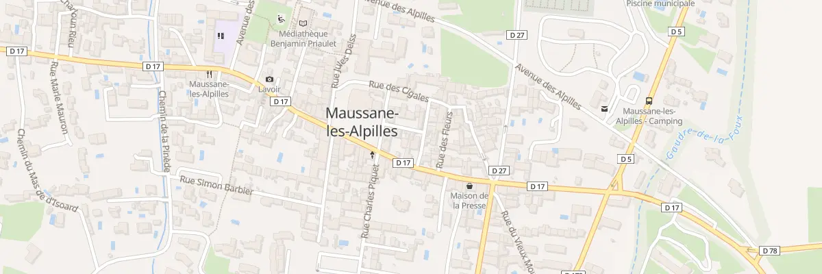 Plan du 4B Rue Paul Revoil à Maussane-les-Alpilles