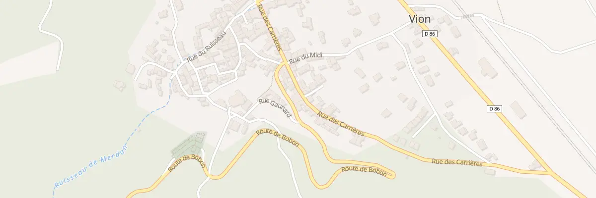 Plan du 5071 Rue des Carrières à Vion