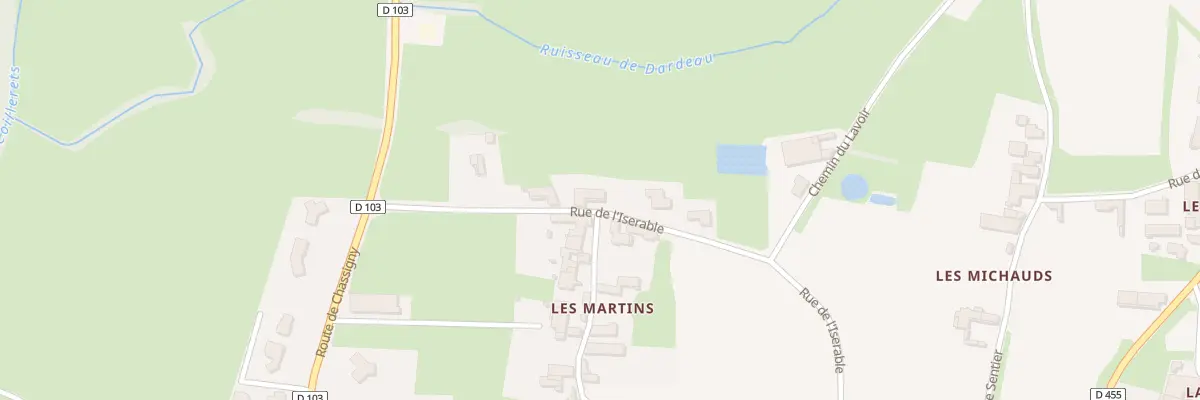 Plan du 5065 Les Martins à Péronne