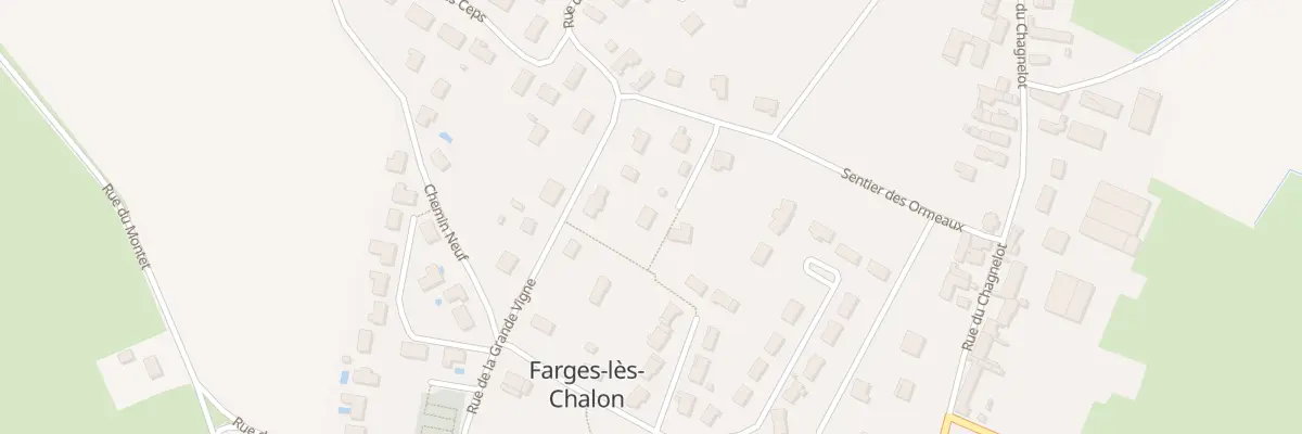 Plan du 13 Sen des Ormeaux à Farges-lès-Chalon