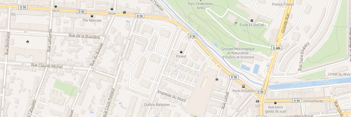 Plan du 9 Rue de la Commune de Paris à Oullins-Pierre-Bénite
