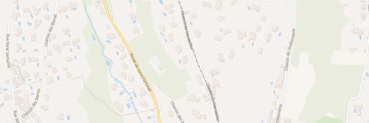 Plan du 43 Che du Monteillier à Saint-Didier-au-Mont-d’Or