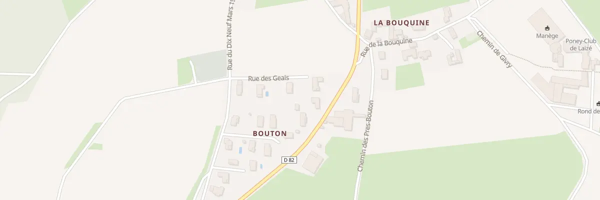 Plan du 3211 Rte de Macon à Laizé