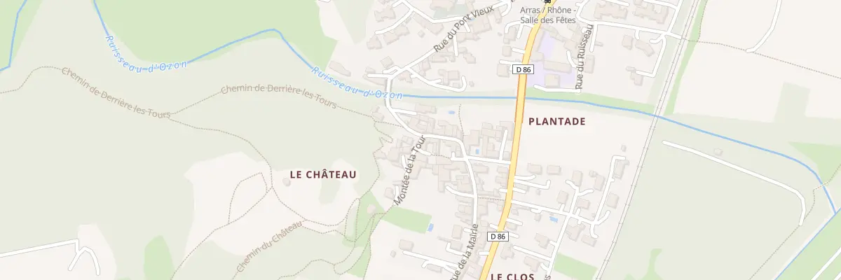 Plan du 5096 Mte de la Tour à Arras-sur-Rhône