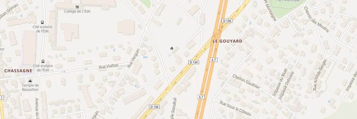 Plan du 51 Av Jean Jaurès à Roussillon