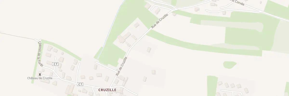 Plan du 48 Rue de Cruzille à Châtenoy-le-Royal