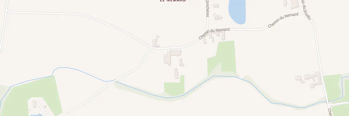 Plan du 380 Che du Nemard à Chaleins