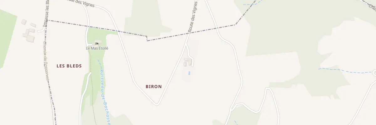 Plan du 5004 Biron à Arras-sur-Rhône