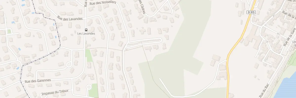 Plan du 24 Rue des Noisetiers à Vernaison