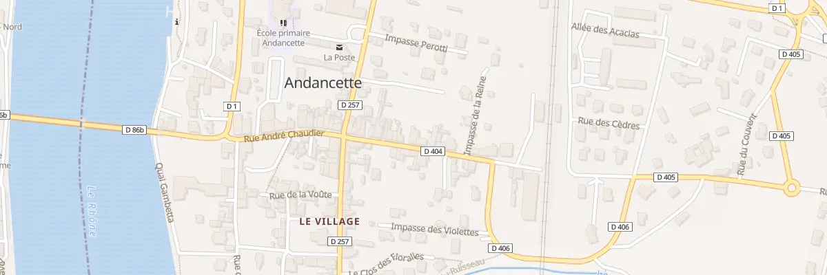 Plan du 5088 Le Village à Andancette
