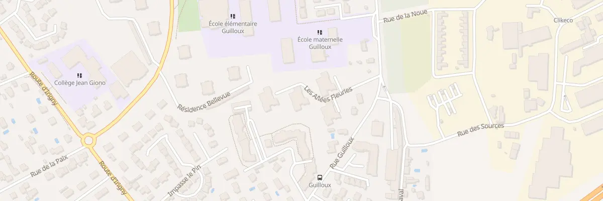 Plan du 20 Rue Guilloux à Saint-Genis-Laval