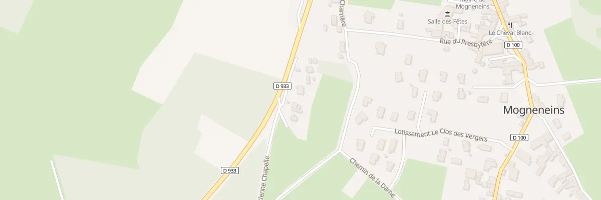 Plan du 5310 Le Bourg à Mogneneins
