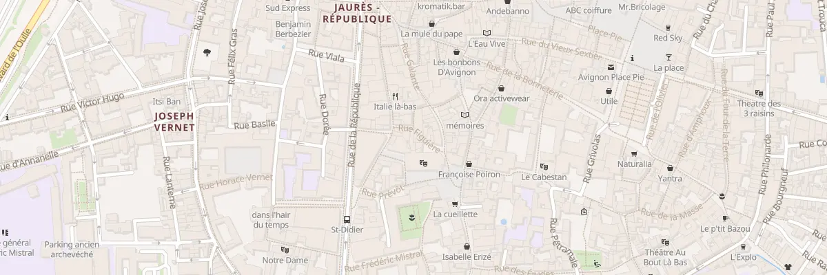 Plan du 4 Rue Figuière à Avignon