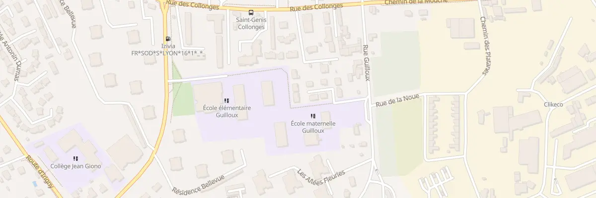 Plan du 3 All des Gones à Saint-Genis-Laval