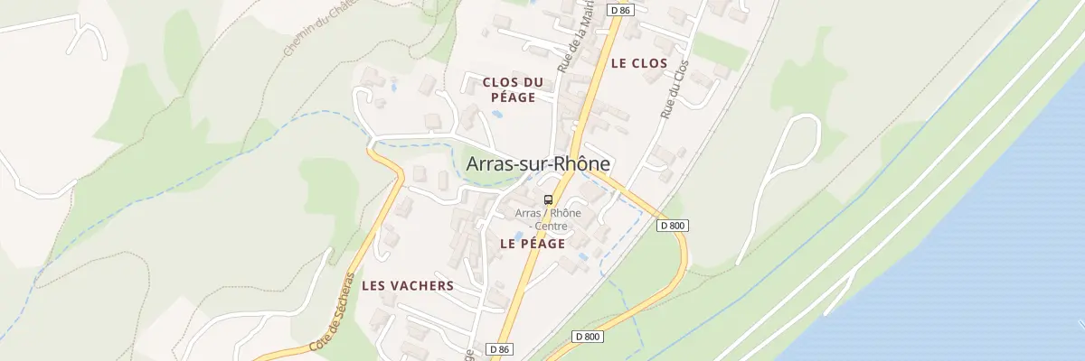 Plan du 5081 Rte Nationale 86 à Arras-sur-Rhône