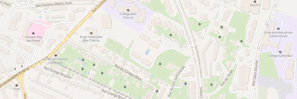 Plan du 10B Rue du Fort Saint Irénée à Lyon 5e Arrondissement