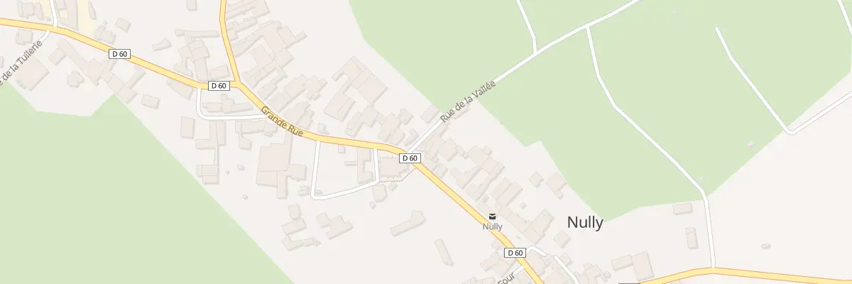 Plan du 2 Rue de la Vallee à Nully