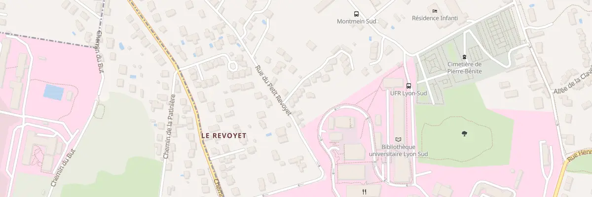 Plan du 85 Rue du Petit Revoyet à Oullins-Pierre-Bénite