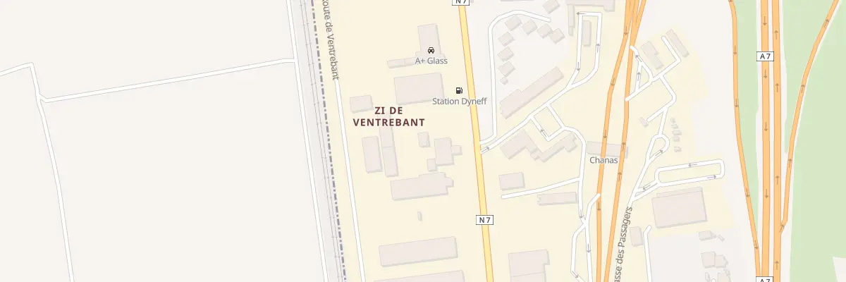 Plan du 5563 En Ventrebant à Chanas