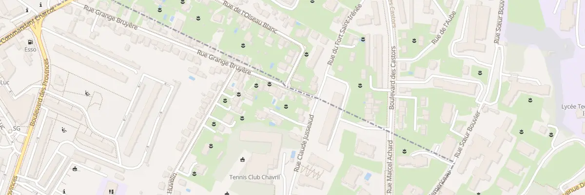 Plan du 64 Rue Grange Bruyere à Sainte-Foy-lès-Lyon