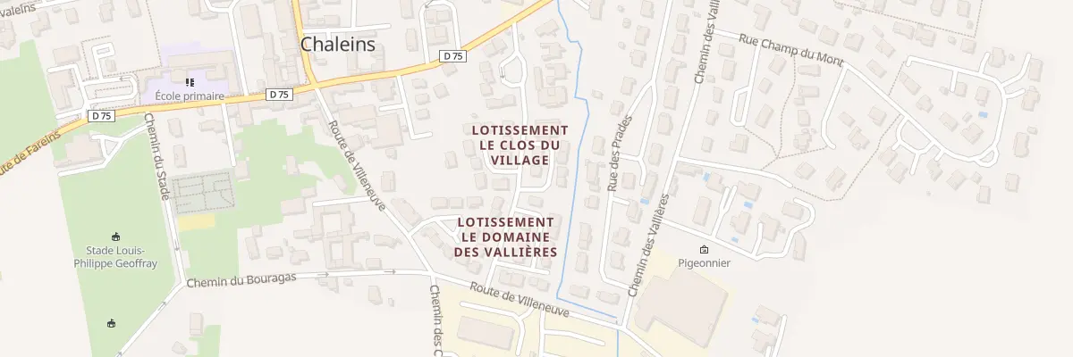 Plan du 11 Lot Le Clos du Village à Chaleins