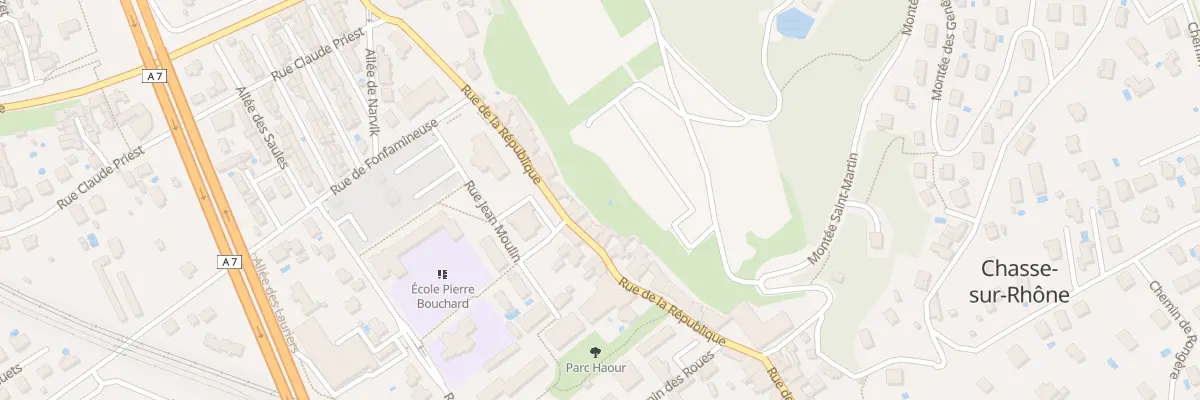 Plan du 234 Rue de la République à Chasse-sur-Rhône