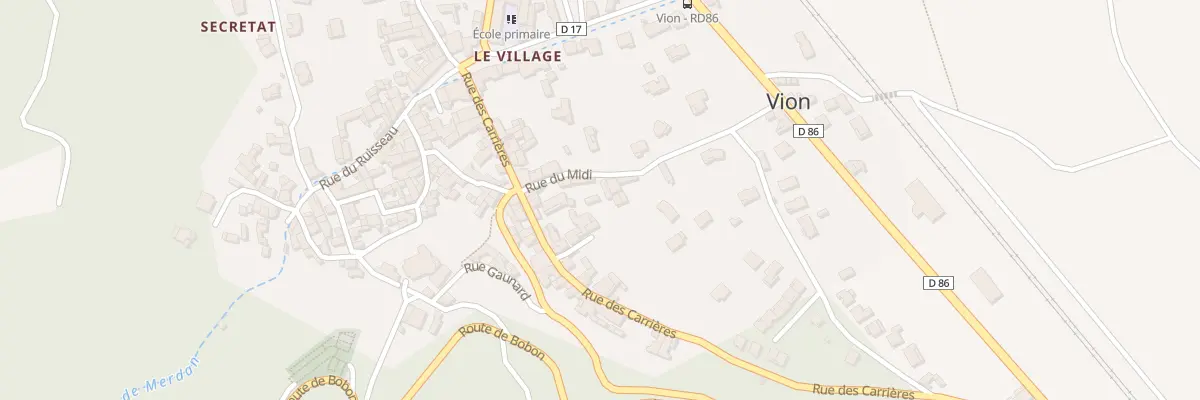 Plan du 5054 Rue du Midi à Vion