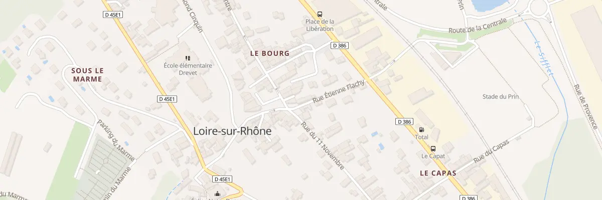 Plan du 269 Rue Etienne Flachy à Loire-sur-Rhône