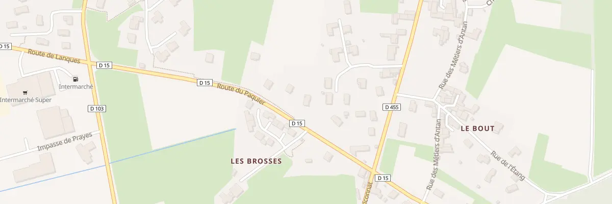 Plan du 5236 Le Paquier à Péronne