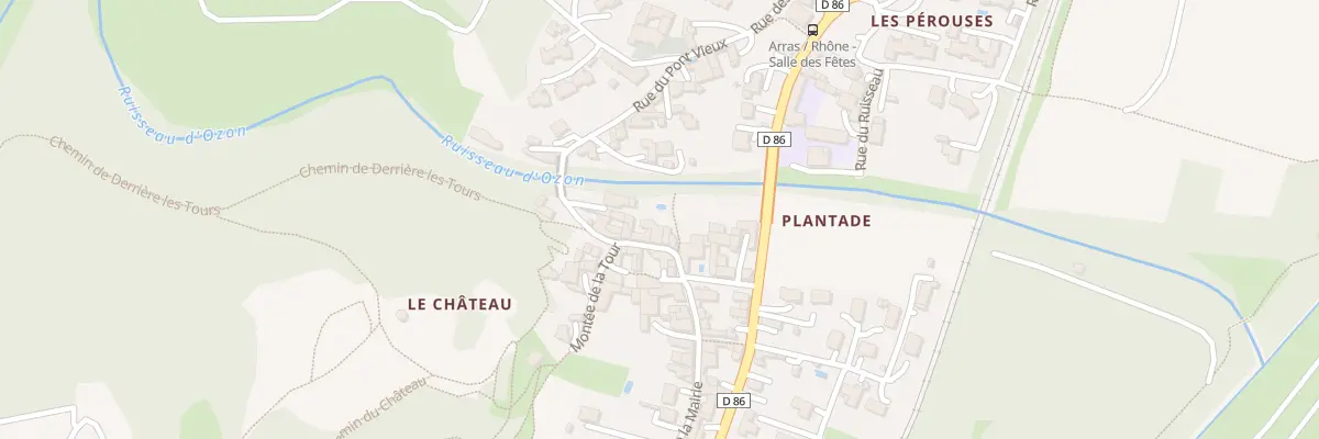 Plan du 5066 Rue du Pont Vieux à Arras-sur-Rhône