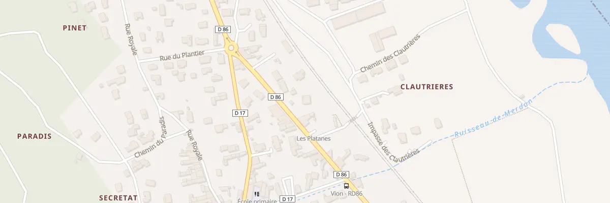 Plan du 5243 Rte Nationale 86 à Vion