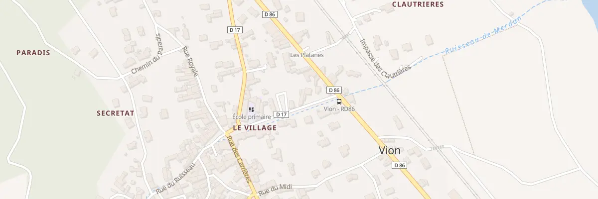 Plan du 5168 All des Platanes à Vion