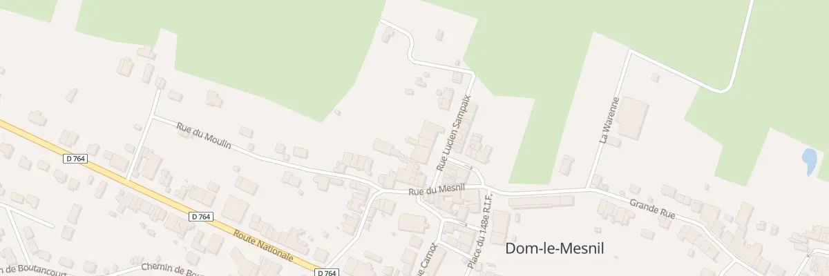Plan du 3 Rue Lucien Sampaix à Dom-le-Mesnil