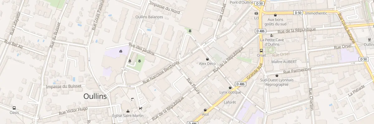 Plan du 33 Rue Narcisse Bertholey à Oullins-Pierre-Bénite