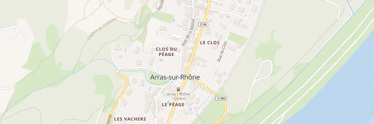 Plan du 5085 Rte Nationale 86 à Arras-sur-Rhône